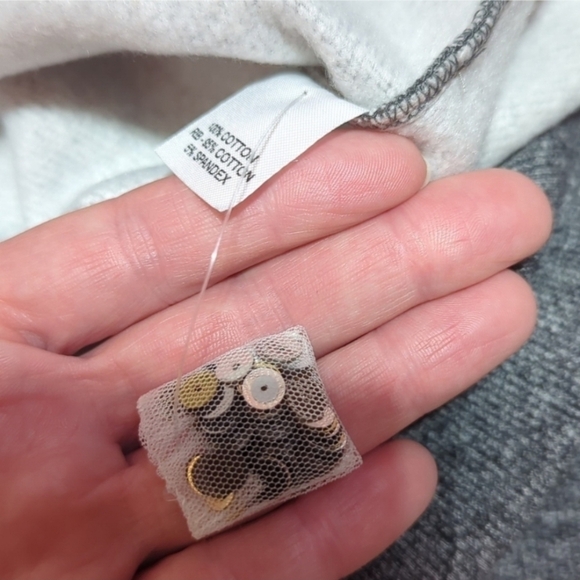 Ashish sequin 888 back zip grey sweatshirt size S NWOT - Picture 5 of 8